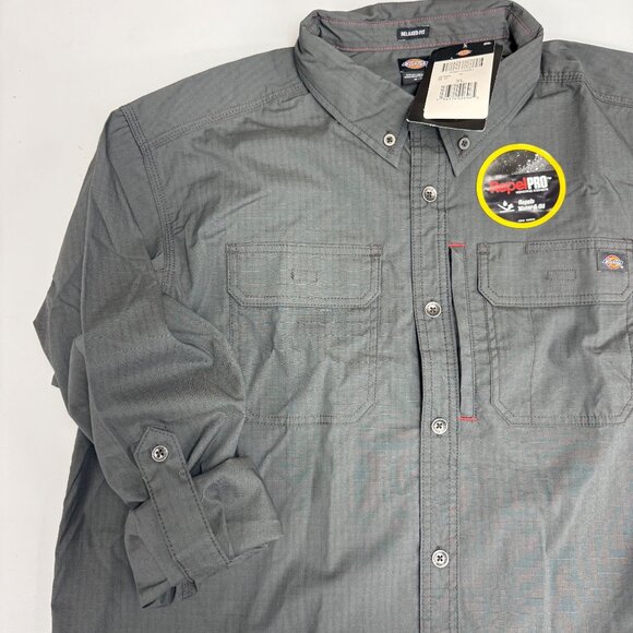 Dickies XL Ranger Ripstop Workshirt Relaxed DuraTech RepelPRO Water Resistant - Picture 9 of 12